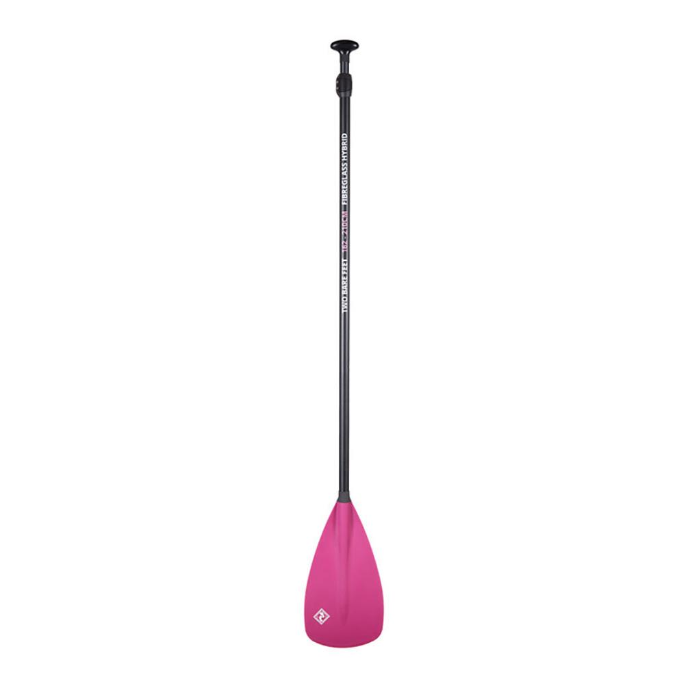 Two Bare Feet 2 Piece Fibreglass Hybrid SUP Paddle - Raspberry Extra Image 2